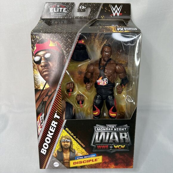 Mattel WWE Monday Night War Elite Collection Booker T Blue Variant Chase WCW